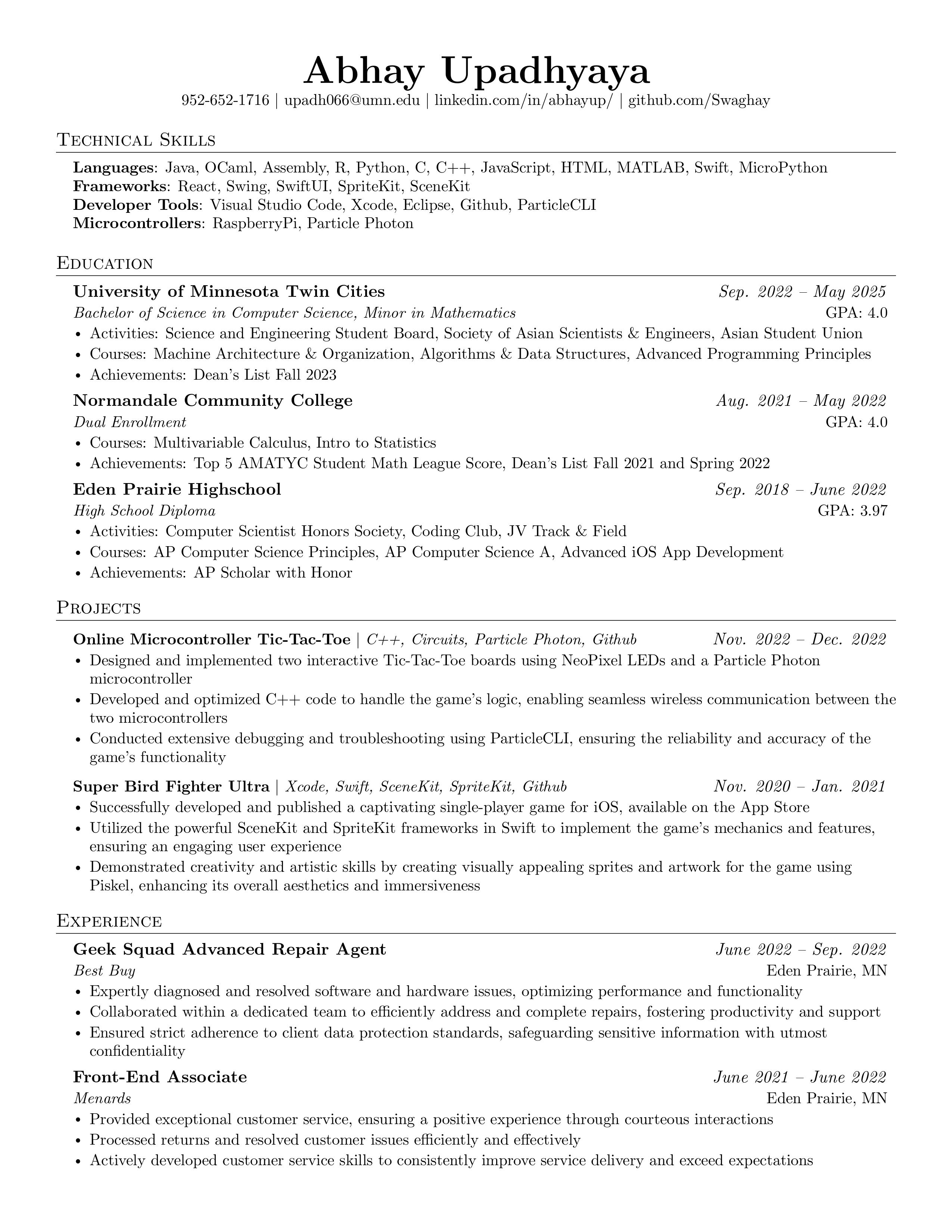 Abhay Resume